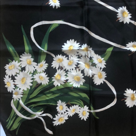 NWT Ann Taylor Silk Mini Square Scarf - Picture 2 of 8